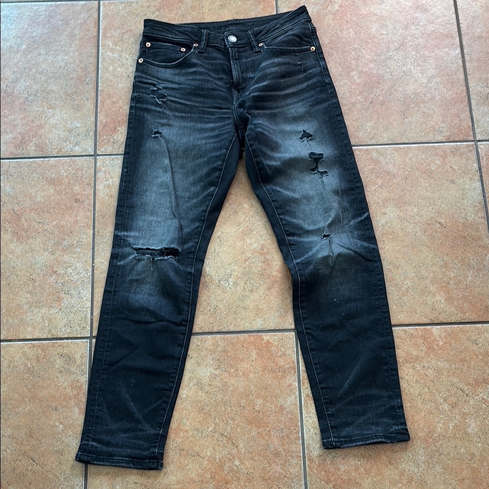 American Eagle Outfitters Denim Jeans Midrise Size 28x32 Airflex NWT